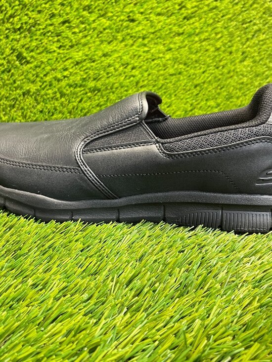 Skechers Nampa Groton Mens Size 12 Black Casual Classic Walking Slip On Shoes main image 4